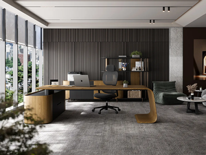 Thiết kế thời trang sang trọng CEO bàn điều hành với ngăn kéo mô-đun quản lý bàn - Product Image 4