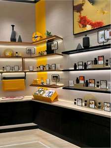 อุปกรณ์ตกแต่งร้านน้ำหอมและเครื่องสำอางแบบกำหนดเอง |   การออกแบบตกแต่งภายในร้านเสริมสวยหรูหราทันสมัยและบริการติดตั้งอุปกรณ์ครบวงจร - Product Image 4