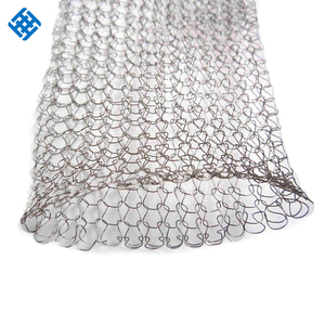 Thép không gỉ dệt kim lọc lưới đồng kim loại dây demister Pad hơi tách chất lỏng dệt Kỹ thuật hàn cắt - Product Image 1