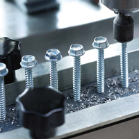 Reliable Yellow Zinc Hex Washer Head Self Drilling Screw for Precision Steel Frame Fastening Works Screws China Manufacturer