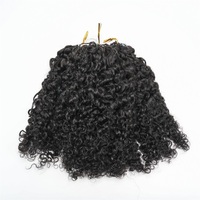Extensions de cheveux humains bouclés brésiliens vierges XBL, pré-séparées et bouclées pour tresses, idéales pour les femmes noires