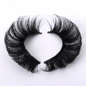 DD Curl Russian Full Strip Eyelashes Faux Mink Lashes Popular Style 18mm 20mm 25mm Russian Volume Private Label Eyelashes