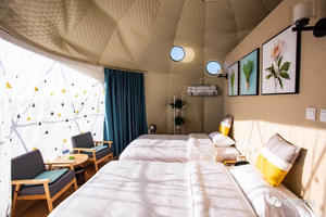 Tenda di lusso a 5 stelle <span class=keywords><strong>Safari</strong></span> 2 persone Living Camping Resort Dome per Hotel Glamping - Product Image 2