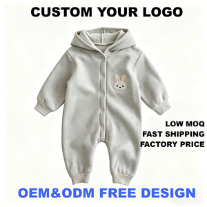 Ensemble pyjama 2 pièces pour bébé nouveau-né, 95% coton biologique 5% élasthanne, pull-over, vêtements actifs - Product Image 1