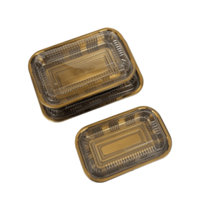 Boîte <span class=keywords><strong>d</strong></span>'emballage rectangulaire pour <span class=keywords><strong>boulangerie</strong></span>, conteneur multifonctionnel pour sushis, vente <span class=keywords><strong>en</strong></span> gros, lot de 6 boîtes <span class=keywords><strong>en</strong></span> plastique noires pour pain et beignets avec couvercle transparent - Product Image 3