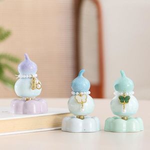 Ensemble d'ornements en céramique en forme de gourde tournée au fil, décoration d'intérieur, cadeau, fabriqué en Chine - Product Image 3