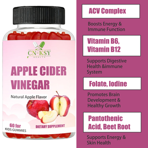 Vitamina B6 y <span class=keywords><strong>B12</strong></span> con Sabor Natural a Manzana para el Apoyo Inmunológico, la Digestión y el Bienestar, Proporciona Energía y Vitalidad Natural para Niños - Product Image 4