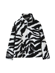 ผ้าขนสัตว์เทียมลายยอดนิยมสำหรับผู้หญิง ย้อมสีสำหรับฤดูใบไม้ร่วง เหมาะสำหรับทำเสื้อแจ็คเก็ต - Product Image 2