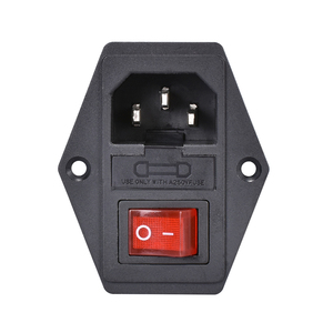 Nuevo Módulo de Enchufe con Interruptor Triple Basculante Rojo de 10A 250V CA para Impresora 3D BIQU, Uso Industrial, 1.5 Años de Garantía - Product Image 1
