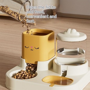 Comederos Automáticos para Perros y Gatos, Juego Completo, Cuencos Dobles para Comida y Agua para Perros y Gatos, Diseño Elegante de PP, Fabricante Directo, Dropshipping - Product Image 2