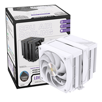 Refroidisseur d'air pour processeur double tour LOVINGCOOL 120 mm finition mate, 260 W TDP, en stock, expédition immédiate, compatible OEM Intel AMD pour PC de bureau