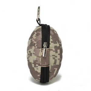 Échantillon Gratuit : Étui à Clés de Voiture Grande Capacité en Forme de Grenade, Porte-Monnaie à Fermeture Éclair avec Crochet Métallique, Pochette à Clés Zippée - Product Image 3