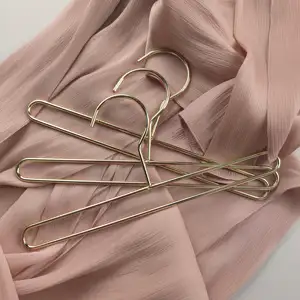 Hijab Hangers rose gold wire metal lingerie display hangers for boutique Hijab Accessories scarf muslim hijab