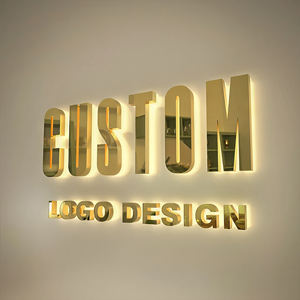 Fábrica al por mayor Negocio personalizado 3D retroiluminado <span class=keywords><strong>Logo</strong></span> canal madera acrílico Led letras signo para salón de belleza - Product Image 2