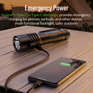 <span class=keywords><strong>Linterna</strong></span> Táctica TANK007 KC35 EDC, 5000lm, Alta Potencia, Recargable, para Exteriores, Caza, Senderismo, Trabajo, Último Modelo - Product Image 4
