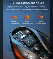 Adaptateur 7 couleurs, kit voiture mains libres stéréo, lecteur MP3, récepteur musical sans fil TF 5.4 BT, audio auxiliaire 3,5 mm pour voiture, TV, casque