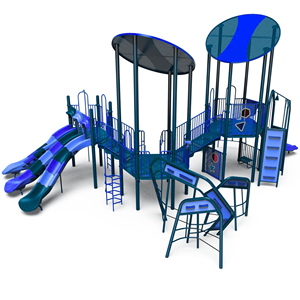 Équipements de terrain de jeux commerciaux personnalisés : grands toboggans extérieurs, aires de jeux pour enfants, manèges et balançoires - Product Image 2