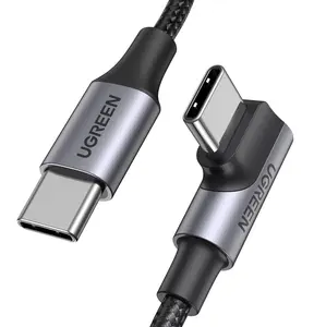 Câble de charge Type-C <span class=keywords><strong>UGREEN</strong></span> <span class=keywords><strong>PD</strong></span> 100W pour S10/S20 MacBook Pro iPad 2020-5A Charge rapide Gaine en nylon - Product Image 1