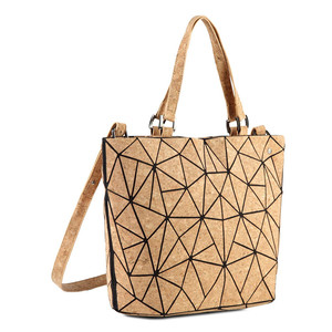 Nouveau Portugal liège treillis dame épaule <span class=keywords><strong>sac</strong></span> fourre-tout écorce de chêne méditerranéen femmes chaudes géométrique <span class=keywords><strong>sac</strong></span> à main losange messager seau <span class=keywords><strong>sac</strong></span> - Product Image 4
