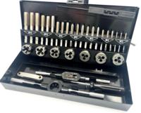 32 pièces/ensemble 32 pièces M3-M12 Hss combinaison perceuse et taraud filetage taraud et matrice ensemble d'outils de réparation de voiture