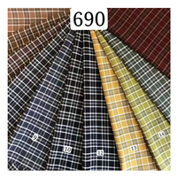 Coton madras tissu à carreaux hommes hiver automne saison chaud tissé Cvc fil teint flanelle imprimer rouge à carreaux Plaid tissu de chemise