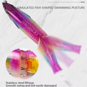 Leurre multi-sections 174 mm/87 g, deux sections, bouche incurvée, appât submergé en plastique, appât de pêche en <span class=keywords><strong>mer</strong></span>, eau douce, pêche universelle - Product Image 3