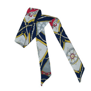 Écharpe en nylon à angle tendance <span class=keywords><strong>2022</strong></span>, <span class=keywords><strong>populaire</strong></span> sur Internet, best-seller <span class=keywords><strong>TikTok</strong></span>, ruban pour sac, écharpe longue à double face imprimée, vente en gros - Product Image 5