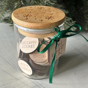 Juego de Monederos de Madera Grabados Personalizados, Hucha Familiar Creativa, Caja de Almacenamiento Divertida, Regalo para Fiestas y Actividades de Cumpleaños - Product Image 1