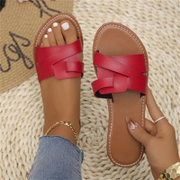 Nouveauté 2024 Chaussures Décontractées Grande Taille 35-43 Sandales Babouches Femme de Plage Tongs Plates pour Femmes