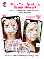 Masker Wajah Bio Kolagen Tiktok Hot Sale, Melembapkan, Mengencangkan, Mencerahkan, dengan Lembar Stiker DIY Asam Hialuronat