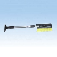 Brosse à neige télescopique avec grattoir à glace, brosse à neige extensible