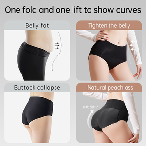Vente chaude femmes ventre contrôle Shaper Shorts Jersey tissu <span class=keywords><strong>cuisse</strong></span> minceur rembourré bout à bout Logo personnalisé taille Shaper taille XS - Product Image 3