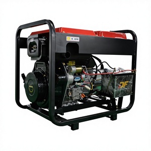 Générateur portable 5kW 6kW 7.5kVA refroidi par air, groupe électrogène de qualité industrielle avec double tension 220V 380V SE5DF, qualité industrielle portable - Product Image 5