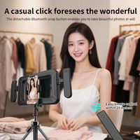 ULANZI K03 20W Lampe LED pour Smartphone 2-en-1 : Éclairage Annulaire et Lampe de Remplissage Portable avec Support Griffe Froide