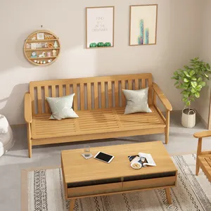 Divano di bambù a due posti comodo divano design moderno personalizzato