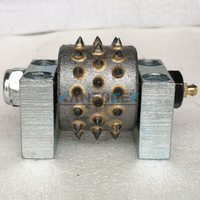 KANEOTEK, máquina de martillo de arenado de carburo de tungsteno, rodillo automático para rascar, rollo de piedra de granito