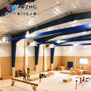 Salle de gymnastique préfabriquée avec structure en acier pour clubs sportifs et programmes d'entraînement sportif en salle dédiés - Product Image 1