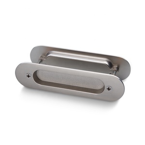 YONFIA-tirador de puerta de zinc, dorado, negro, níquel, para puerta corredera, empotrado, para puerta de madera deslizante, 3676RTS - Product Image 2