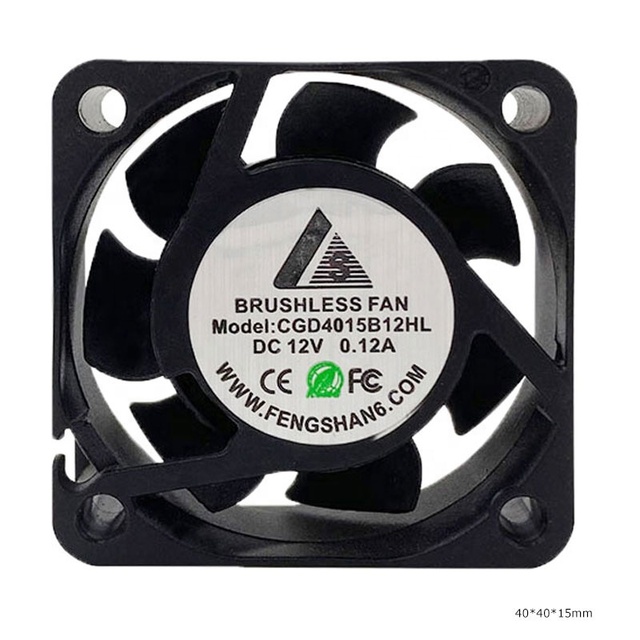 4015 Series 40mm PWM Cooling Fan 12V 24V - Adjustable Speed with Long Lifespan for Electronics/Telecom Equipment