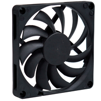 Ventilateur d'extraction compact à très faible bruit 80x80x10mm, ventilateur de refroidissement axial DC sans balais 5V 12V 24V 8010mm