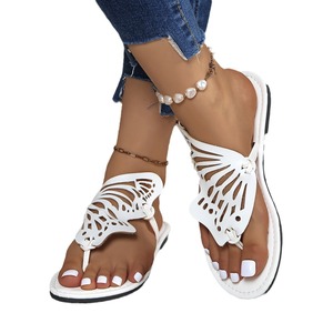 Pantuflas Planas Transpirables con Diseño Hueco para Mujer, Tallas Grandes, Nueva Forma de Punta, Estilo Europeo y Estadounidense, Venta al Por Mayor 231 231 - Product Image 5