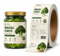 Étiquettes autocollantes imperméables pour aliments, impression d'étiquettes pour fruits, supermarché, légumes frais et surgelés, rouleaux d'autocollants