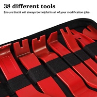 Kit de réparation pour installateur de garnitures de porte d'autoradio, 18 pièces, boîte à outils pour voiture