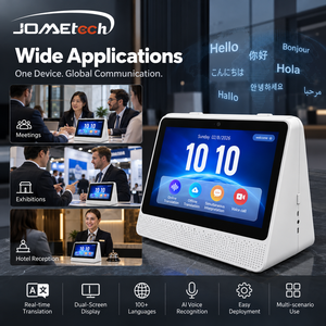 Traducteur intelligent JOMEtech à double écran pour le commerce international, écran OLED, Wi-Fi, prise en charge de langues rares pour les réunions d'acheteurs et les usines - Product Image 6