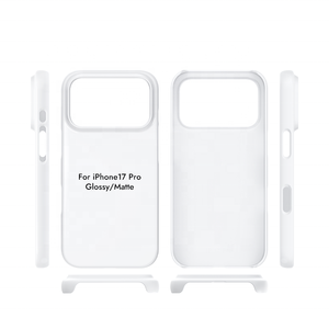 Custodie per iPhone 17 Pro Max Prosub all'ingrosso per sublimazione, personalizzabili con logo 3D, in PC rivestito, sottili, con chiusura a pulsante, vuote - Product Image 2