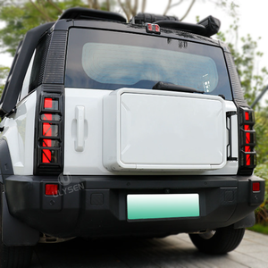 Auto Achterlicht Beschermhoes Mecha Design Koolstofvezel Patroon Exterieur Accessoires voor ICAUR 03/03T Jaecoo J6 - Product Image 3