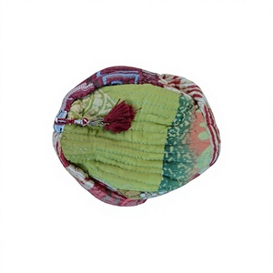 Colorful corn husk clutch Durable <b>makeup</b> pouch wholesale Soft portable puffer bag Lightweight cosmetic <b>case</b> handle - Product Image 5