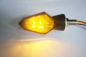 KEBOSIED Moto <span class=keywords><strong>Clignotant</strong></span> <span class=keywords><strong>5</strong></span> LEDS <span class=keywords><strong>Super</strong></span> Bright <span class=keywords><strong>Blanc</strong></span> Jaune Deux Couleurs - Product Image 6