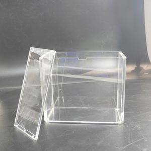 Étui de présentation en acrylique FX Custom Clear UV-Resistant moderne pour boîte d'entraînement d'élite Pokémon (ETB) avec trou pour le doigt - Product Image 4