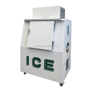 Extérieur Commercial de stockage de glace en sac congélateur, ventilateur de refroidissement glaçons congélateur - Product Image 1